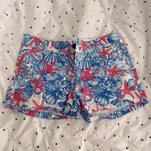 Lilly Pulitzer She She Shells Callahan Short Size 10